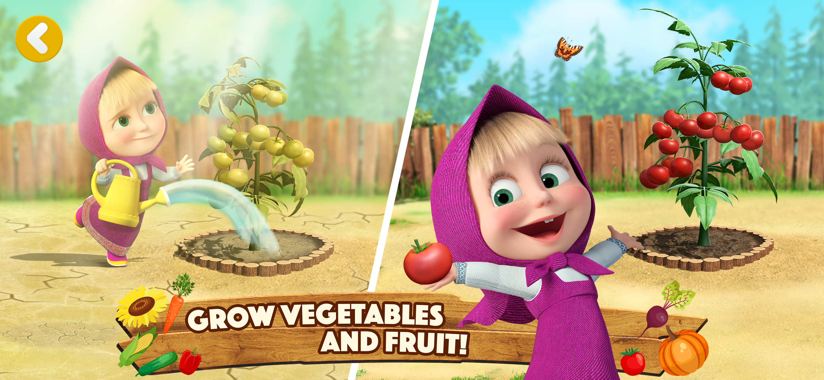 Masha and the Bear: Farm Games