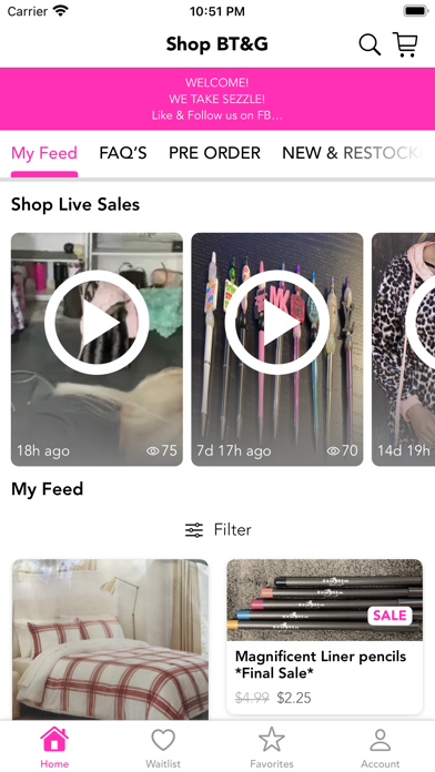 Shop BT&G Screenshot