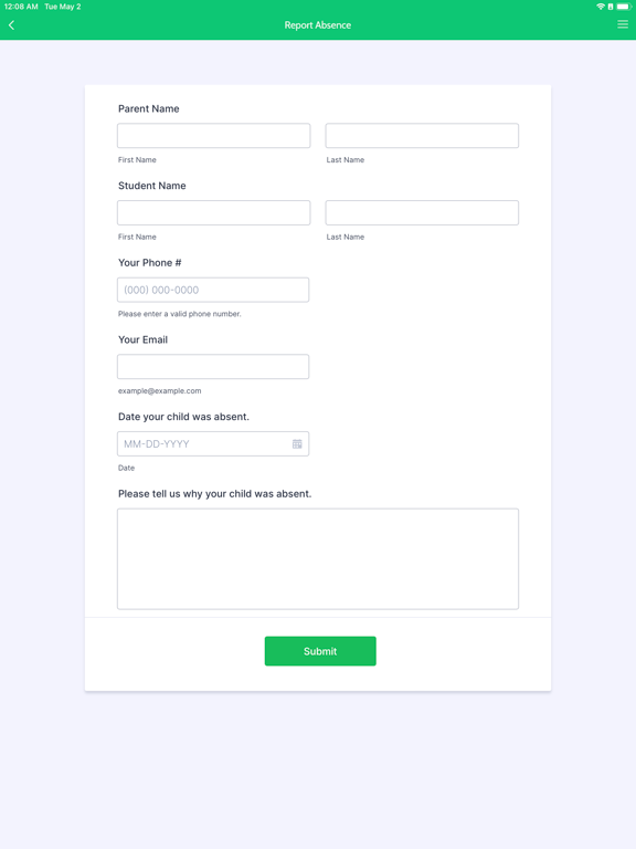 App screenshot