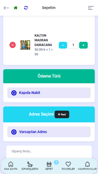 Sercan Ticaret iPhone screenshot
