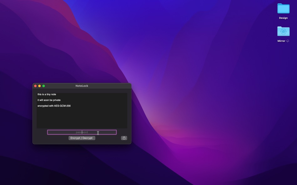 #5. NoteLock (macOS) Podle: DOSAYGO