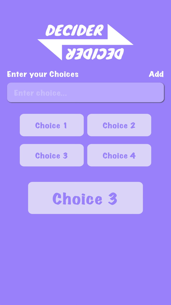 Decider - Choose Effortlessly