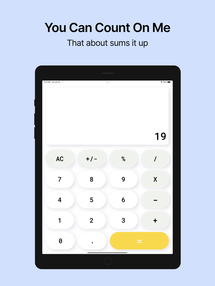 Calculatr Count On Me