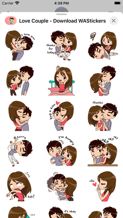 Love Couple-Download WASticker Screenshot