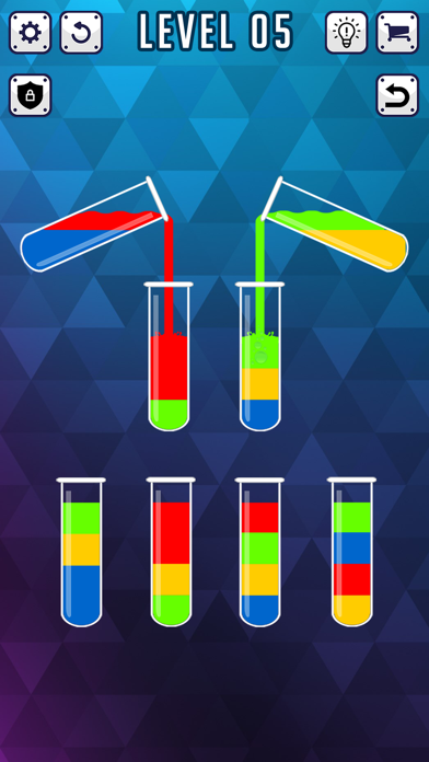 Water Color Sort: Puzzle Gameのおすすめ画像1