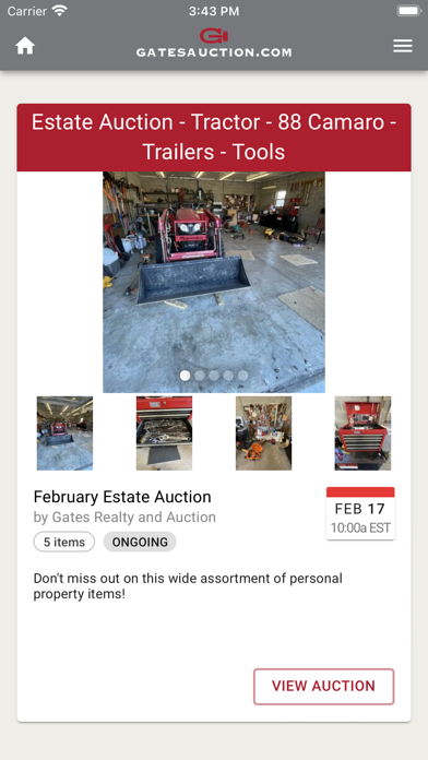 Screenshot #1 pour Gates Realty and Auction