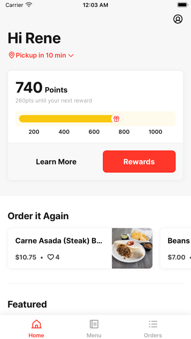 Chico's Taqueria Screenshot