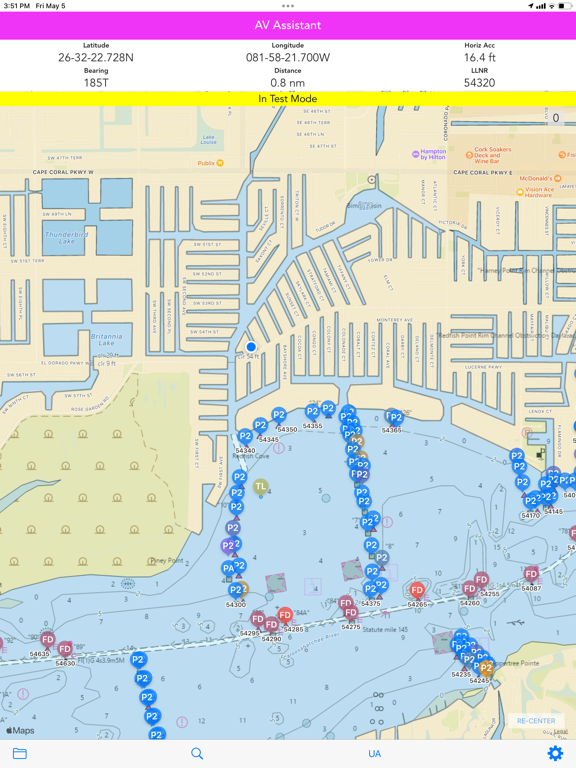 AV Assistant iPad screenshot 1 - Navigation app