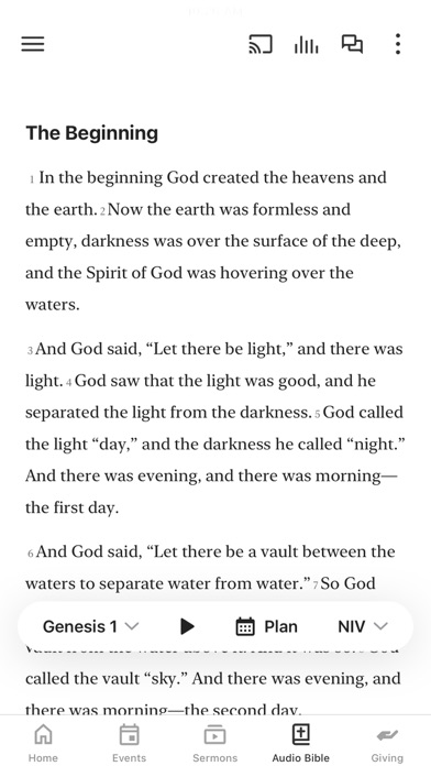 Cedar Creek Bible Church Screenshot
