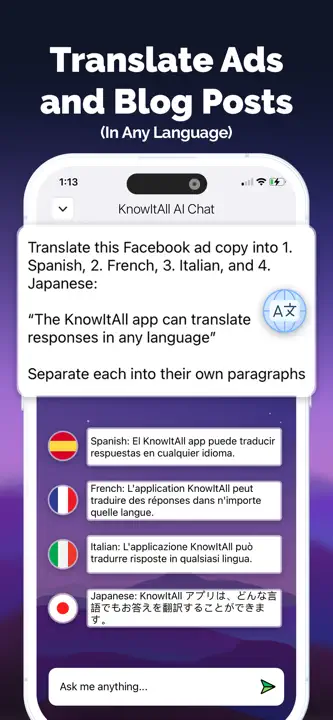 AI Chatbot & Writer: Screenshot 5 von 9