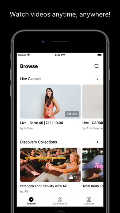 b.home fitness Screenshot