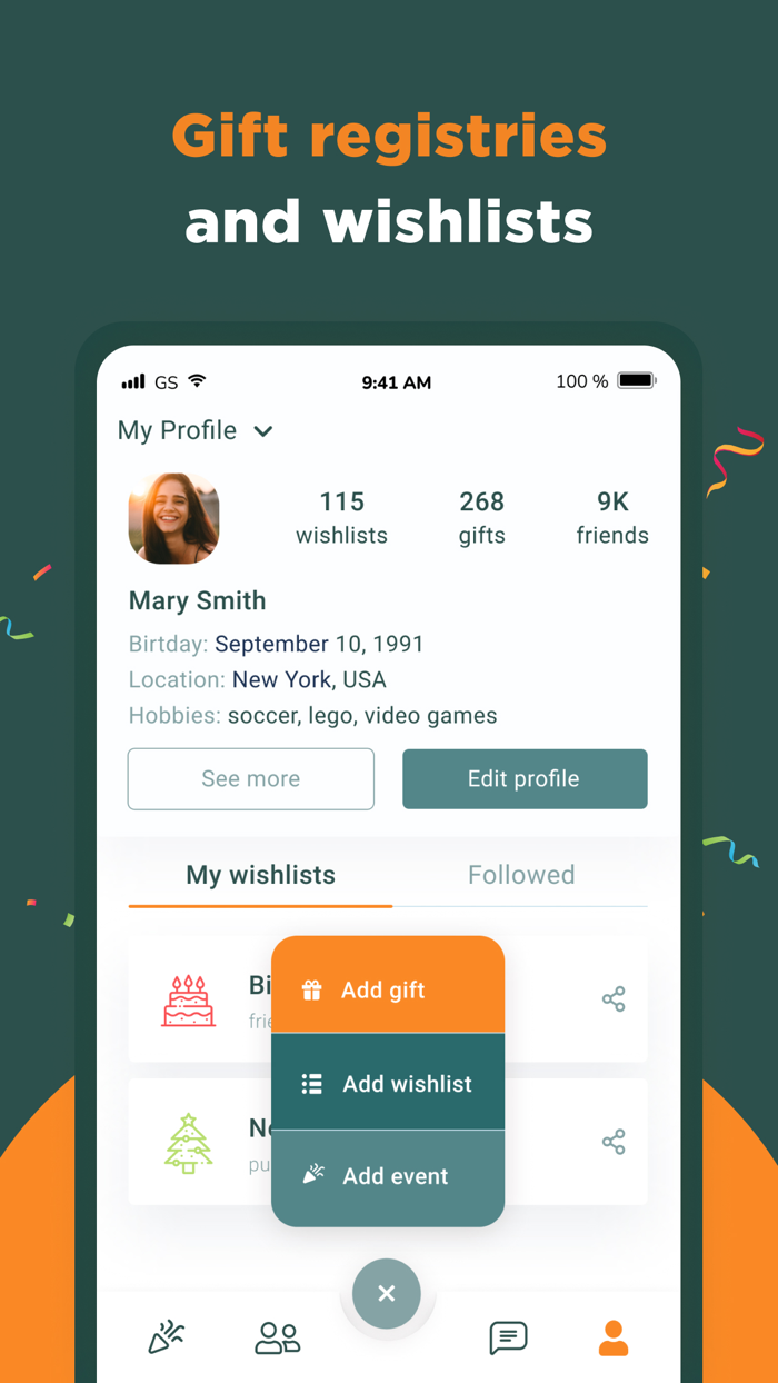 RolBox Gift Registry Wishlist