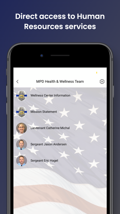 Minneapolis PD Wellness App Screenshot