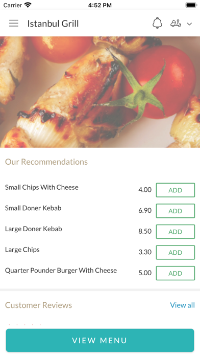 Istanbul Grill. Screenshot