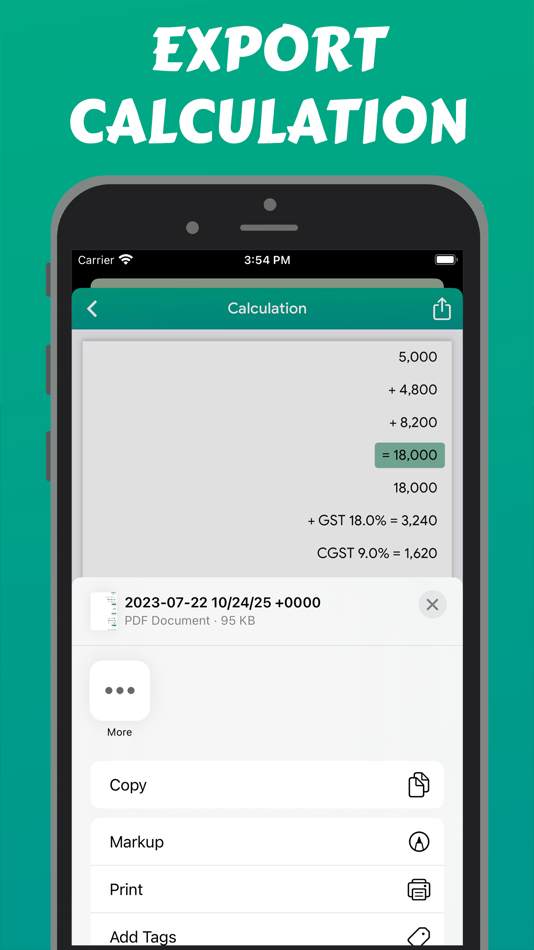 #6. GST Calc+ (iOS) 由: Fonts Apps