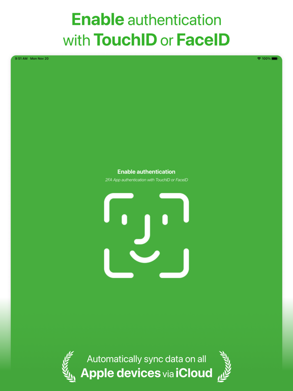 2FA App - Authenticator iPad screenshot 4 - Utilities app