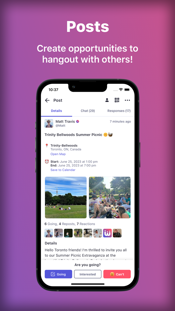 WutUp - Social Hangout App