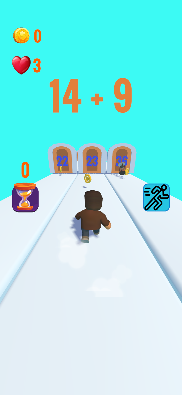 Endless Math Parkour