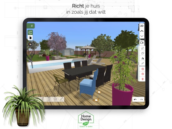 Home Design 3D Outdoor Garden iPad app afbeelding 5