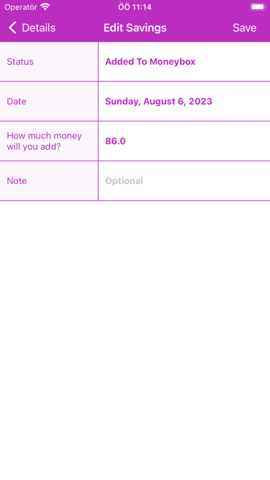 Moneybox: Track Your Savings Screenshot