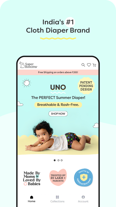 SuperBottoms Mom & Baby Store Screenshot