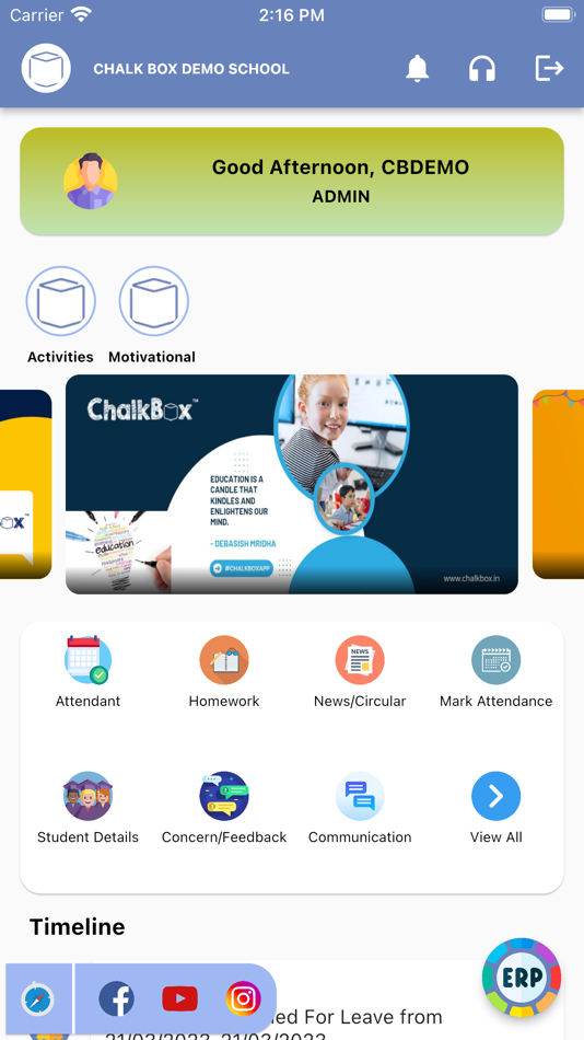 #2. Chalkbox Administrator (iOS) By: Chalkbox