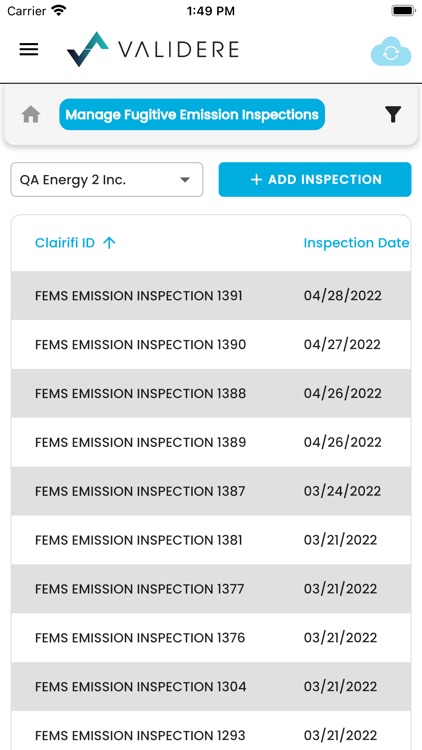 Validere - FEMP/LDAR
