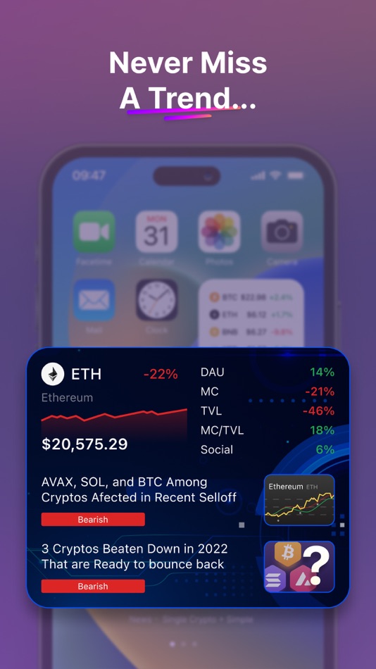 #6. Crypto Signals Widget - Blix (iOS) 由: Abstrakt Group Abstrakt, LLC