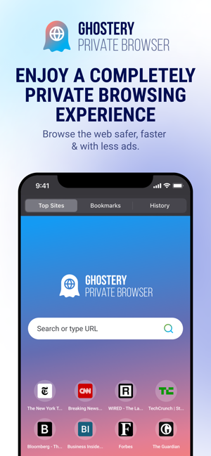 ‎Ghostery Private Browser Screenshot