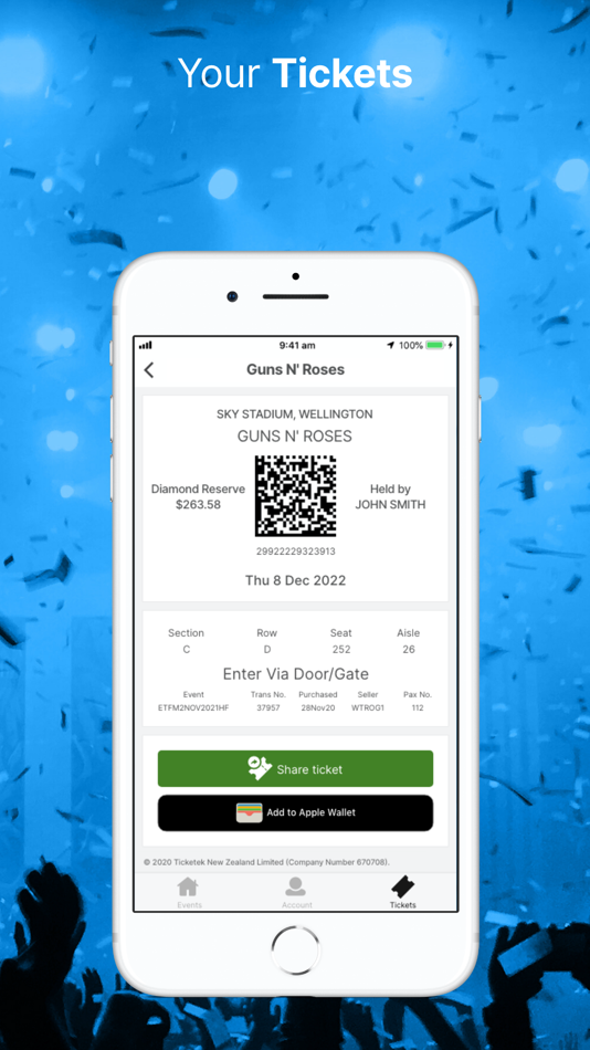 #7. Ticketek NZ (iOS) بواسطة: Ticketek Pty Ltd