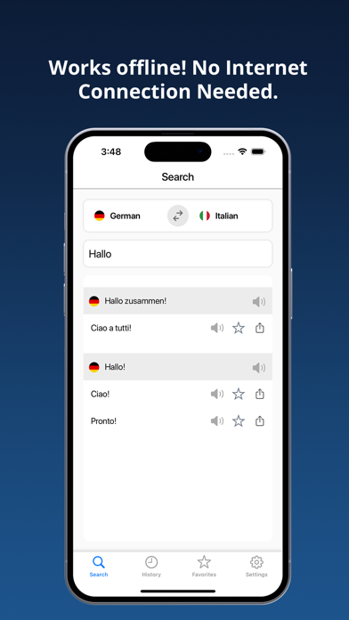 German Italian Dictionary + Screenshot