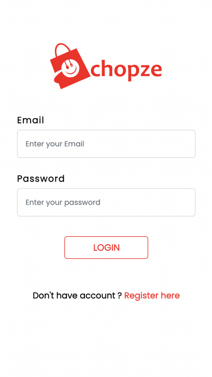 Chopze Delivery Partner