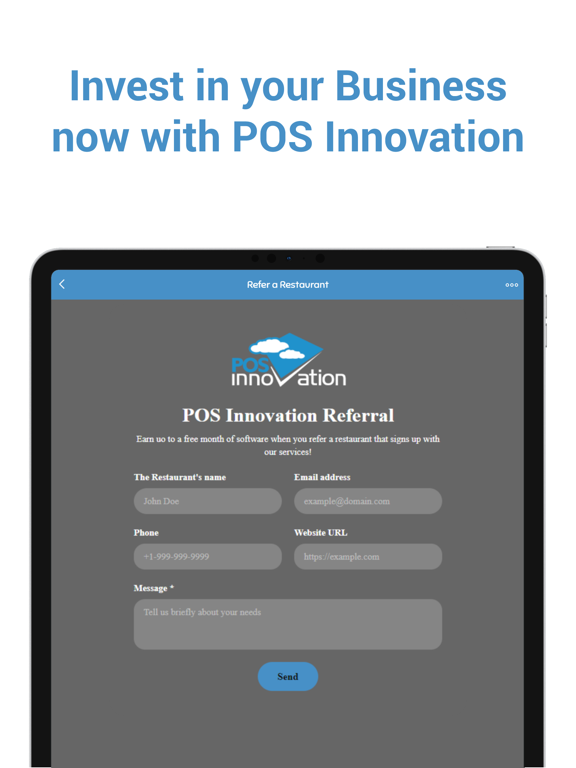 POS Innovation iPad screenshot 3 - Business app