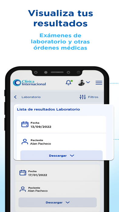 Clinica Internacional Screenshot