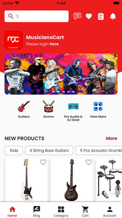 Musicians Cart Screenshot