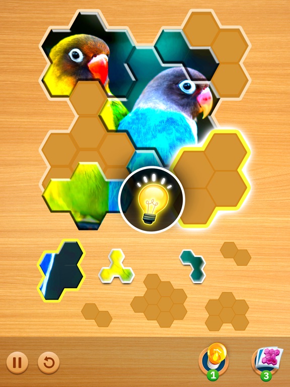 Screenshot #6 pour Puzzles Ⓞ Jigsaw Puzzles Hexa
