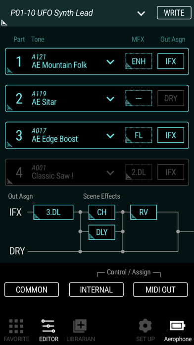Aerophone Pro Editor Screenshot