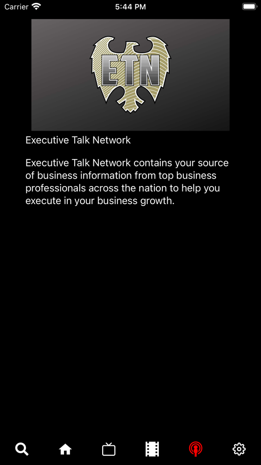 #2. Executive Talk Network (iOS) Podle: TvStartup Inc.