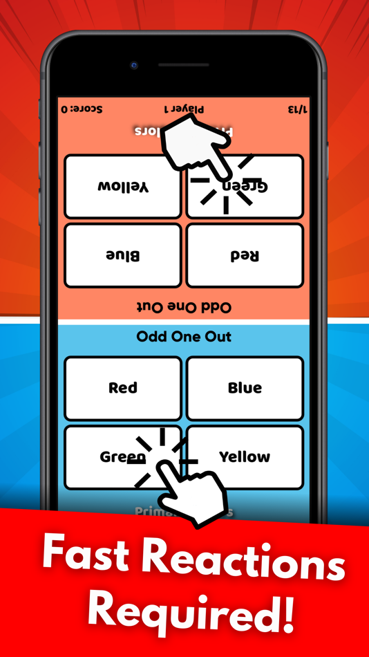 #3. 2 Player Reaction Test Quiz (iOS) 由: DH3 Games