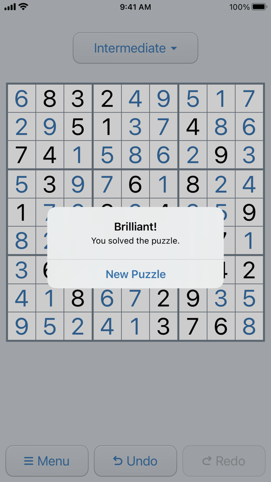#4. Essential Sudoku (iOS) By: CyberMoai