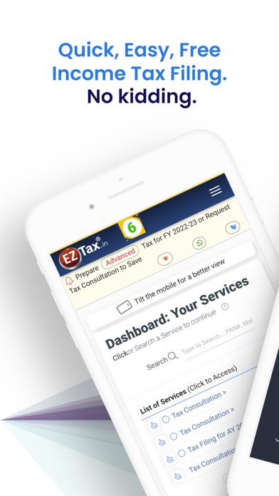 Income Tax Filing App | EZTax Screenshot