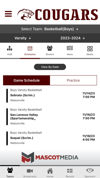 Klondike Cougars Athletics Screenshot