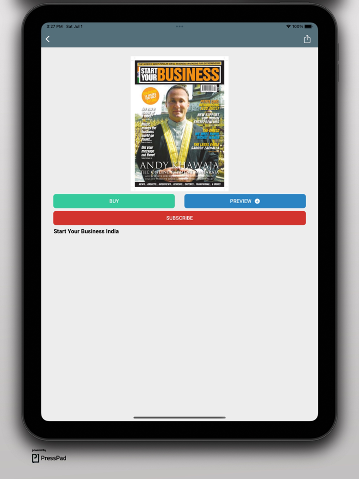 Start Your Business India app