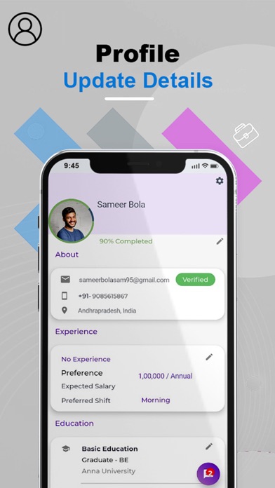 Hands On Jobs: Job Search Screenshot
