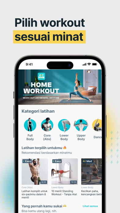 FIT HUB Home Workout Screenshot