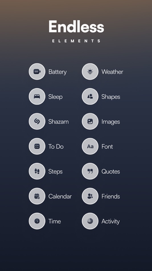 #9. Any Widget... Literally Any. (iOS) Podle: Abstrakt Group Abstrakt, LLC