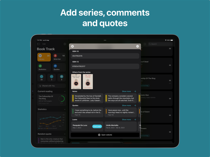 Book Tracker TBR bookshelf