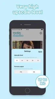 waifu denoise - ai sharpen x2 iphone screenshot 4