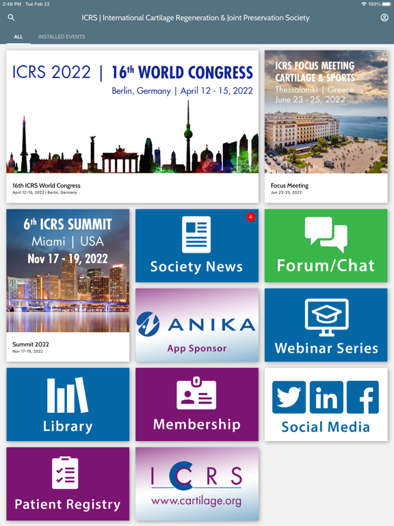 Screenshot #4 pour ICRS - CARTILAGE.org