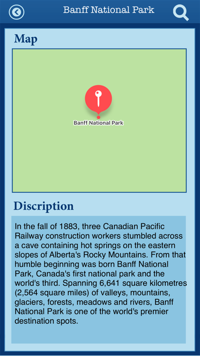 Canada -State & National Parks Screenshot